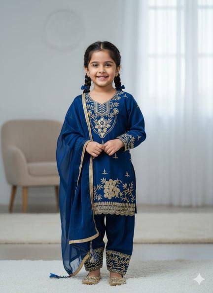 Trending New Ramzan Eid Silk Kidswear manufacturer in Mumbai